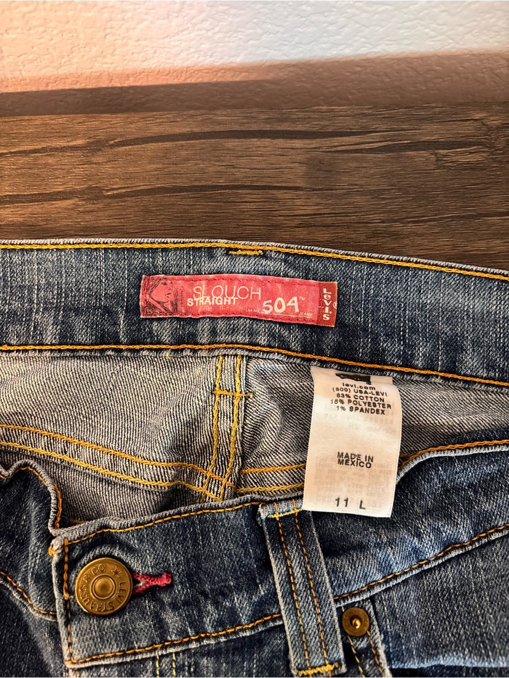 Levi’s 504 jeans size 11 long see photos - Picture 6 of 6